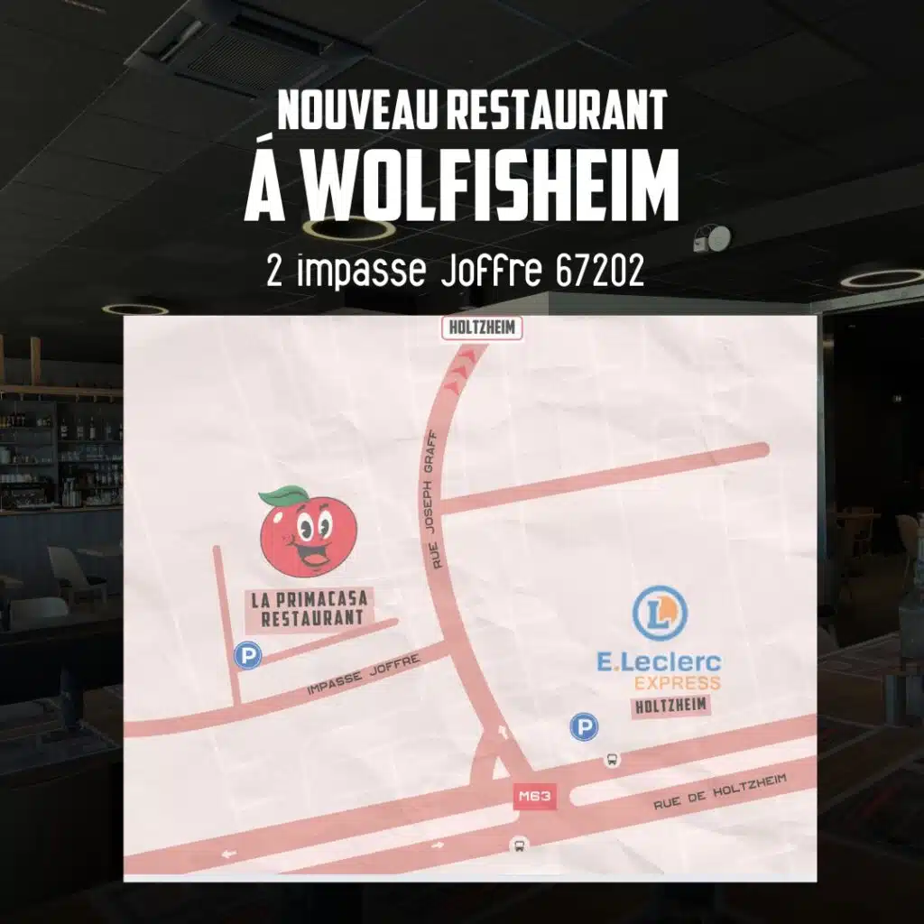 Nouveau restaurant à Wolfisheim